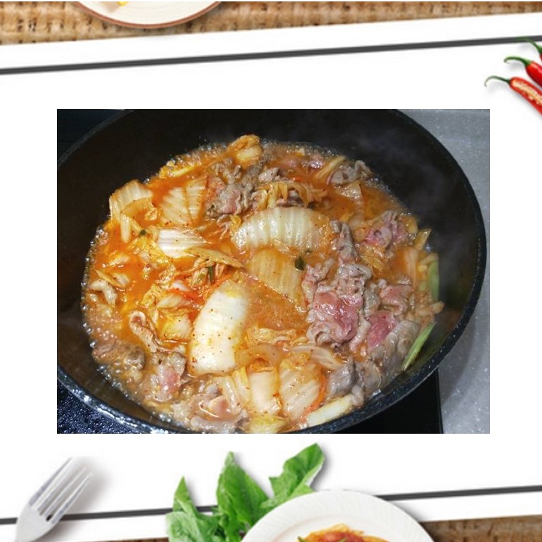 韓式泡菜牛肉豆腐 材料